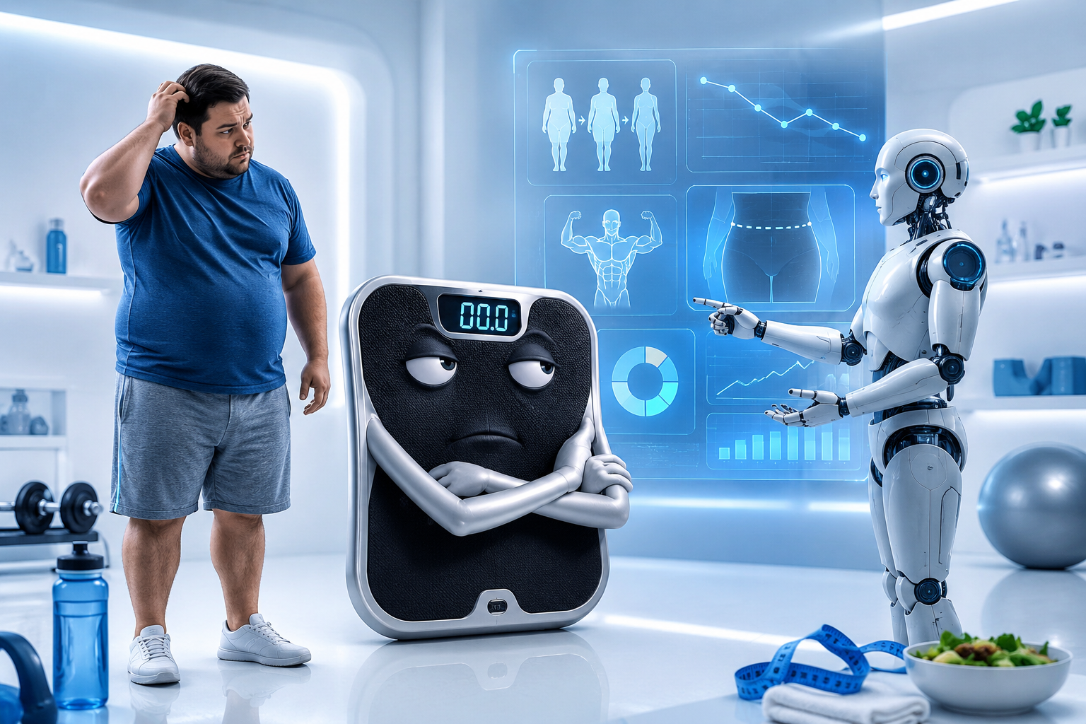 صورة مقال مش كل نجاح في التخسيس بيظهر على الميزان! 🤖⚖️